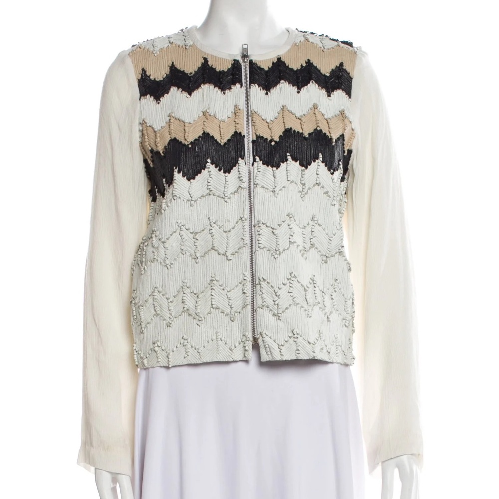 NWT Love Sam Anthropologie Printed Jacket - size small